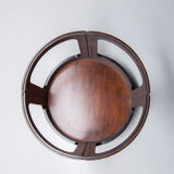 Round side Table in Jacaranda, Novo Rumo, Brazil, 1960's