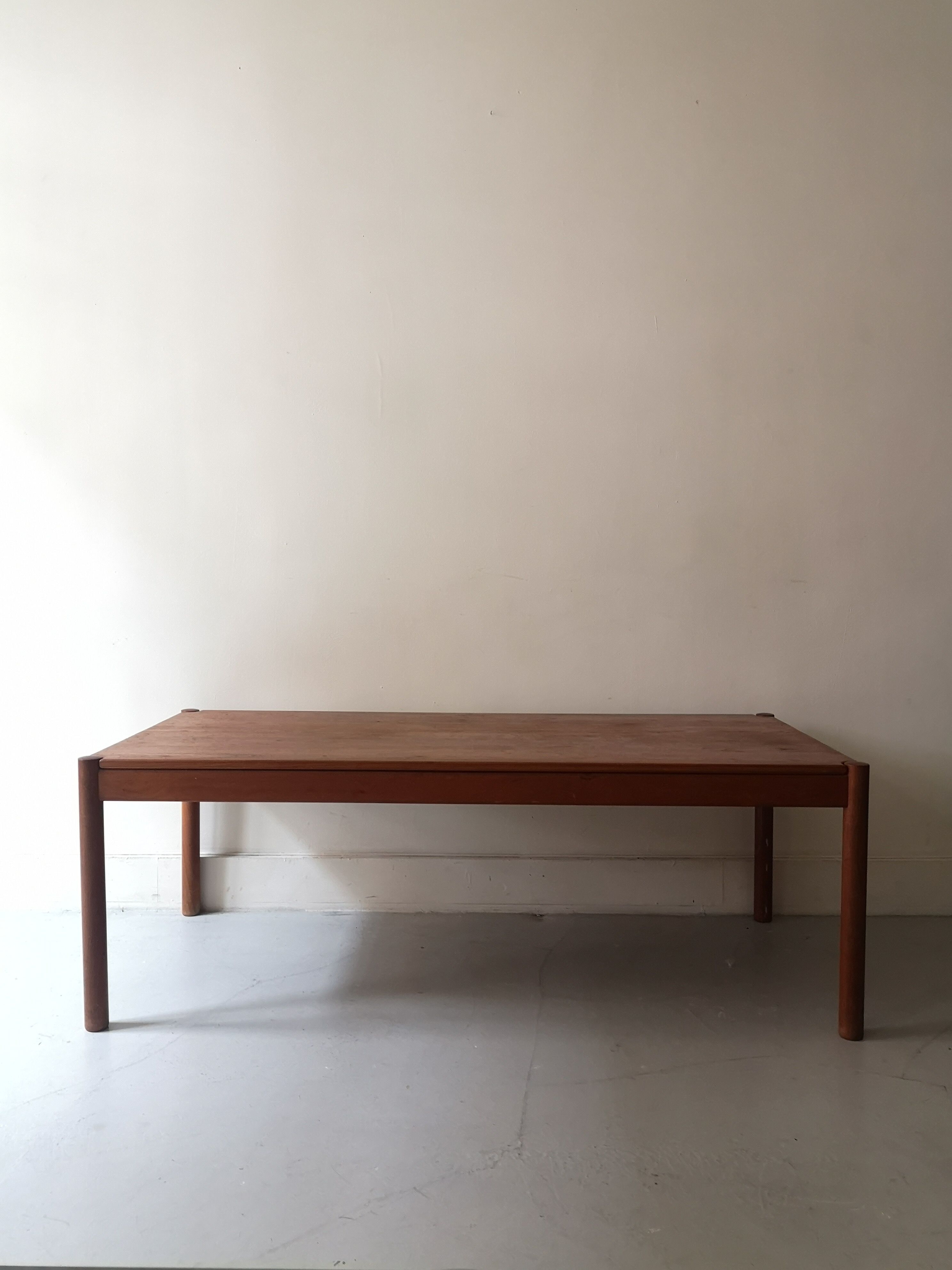 Large Scandinavian teak coffee table M.Olesen, Denmark 1970