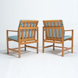 Danish armchairs by Borge Mogensen 1960s