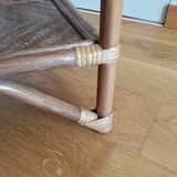 Light rattan shelf with canning