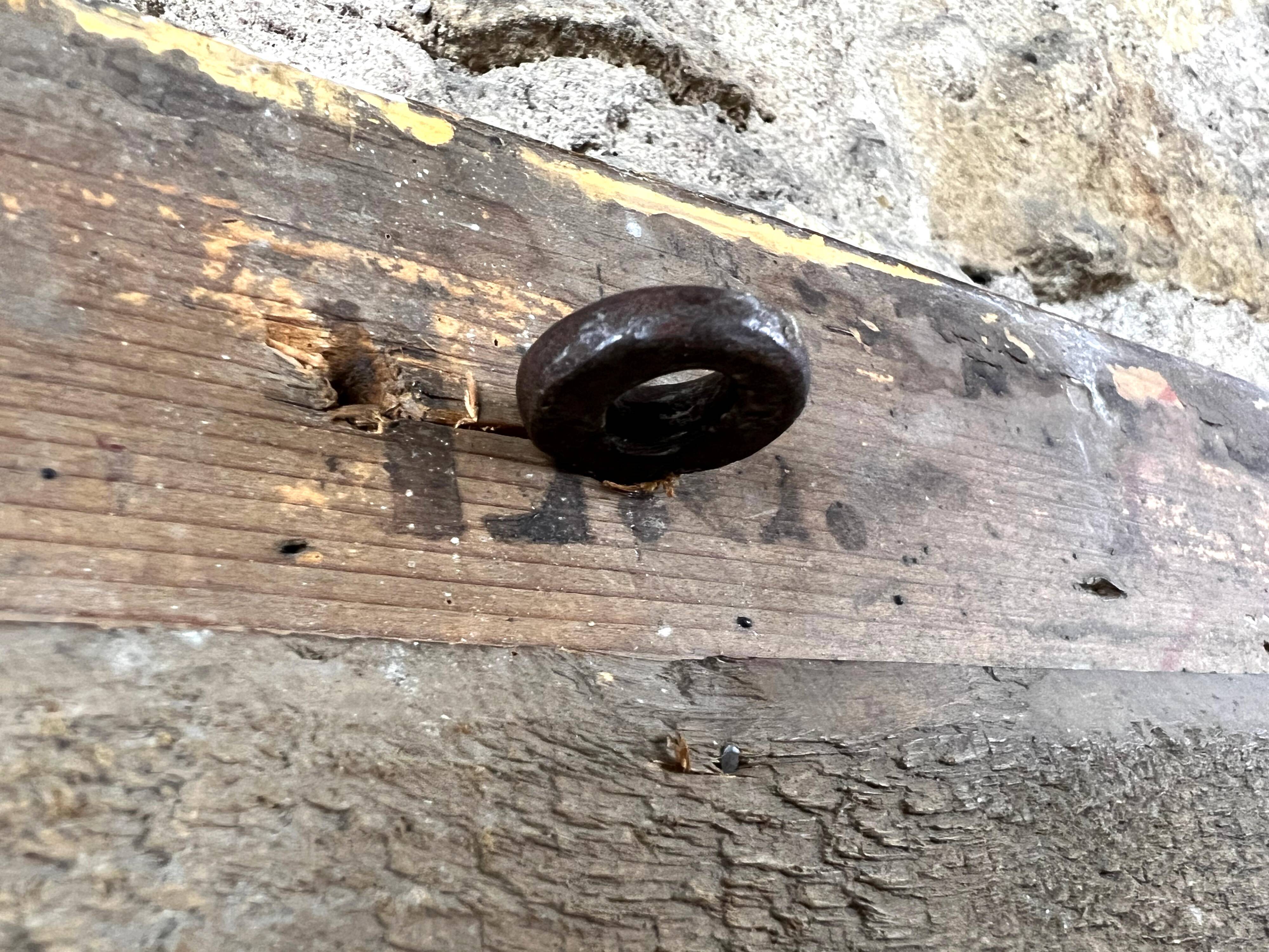 Antique Louis-Philippe Mirror, 19th Century, Shabby Silver Patina