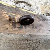 Antique Louis-Philippe Mirror, 19th Century, Shabby Silver Patina