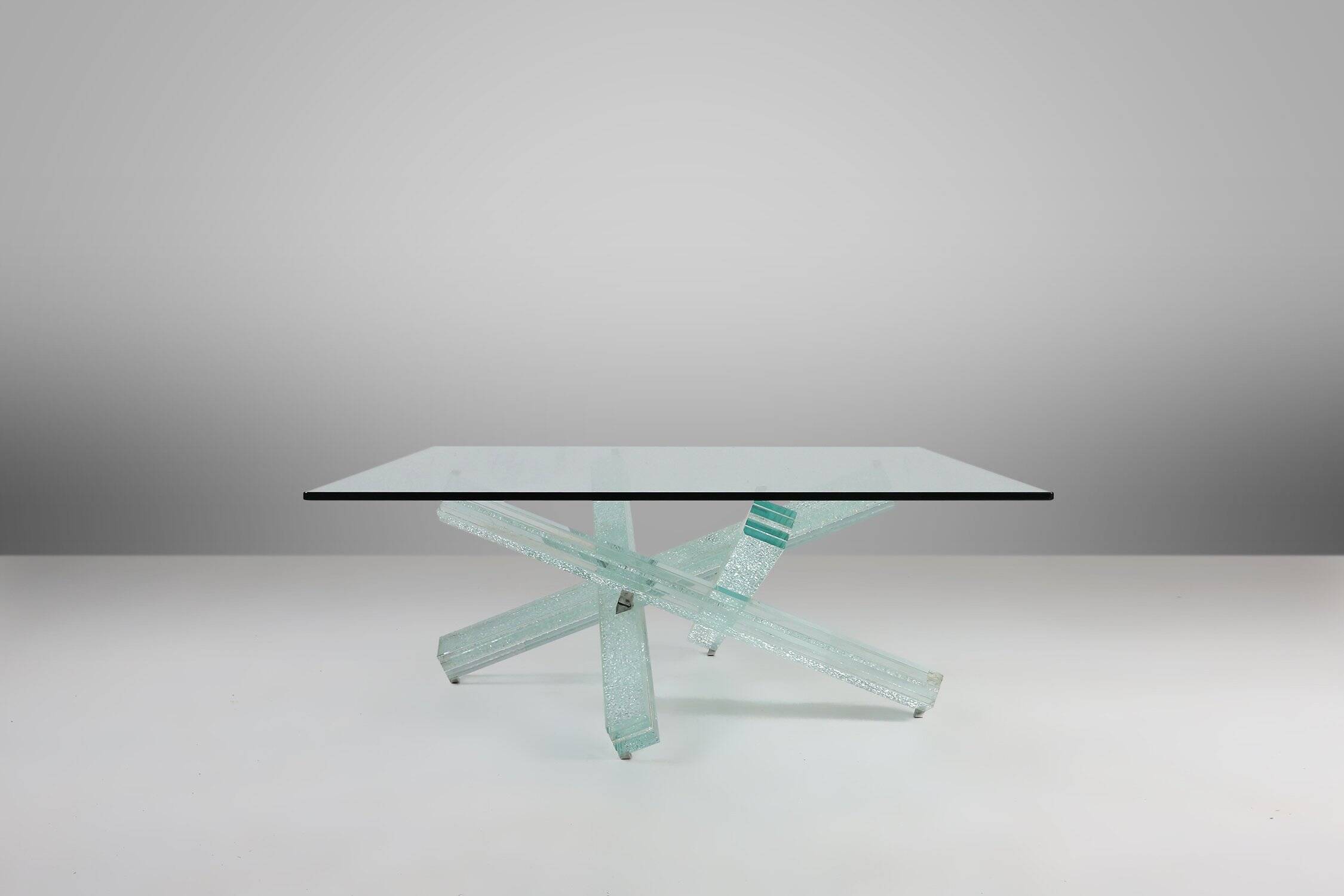 Mikado Coffee Table by Maurice Barilone for Roche Bobois, France ca. 1990