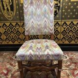 Set of 8 Louis XIII style chairs