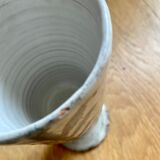 2 mazagrans or ceramic vases Gustave Reynaud Vallauris
