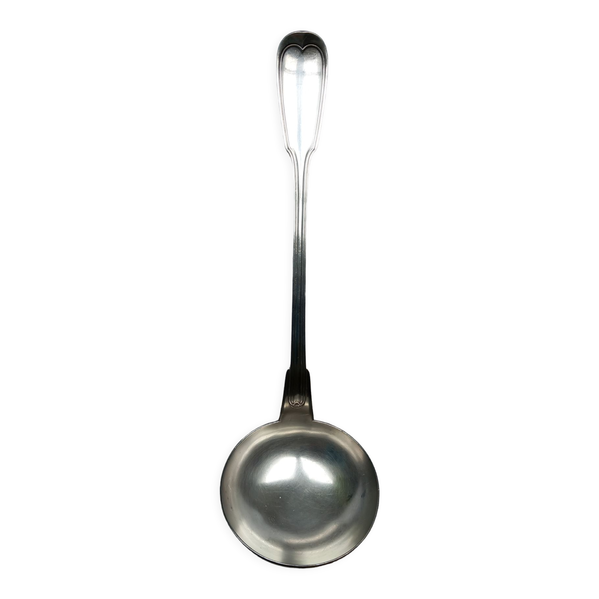 Silver metal ladle