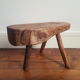 Vintage tripod stool low