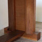 Modernist solid oak dining table, 1940