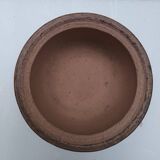 Stoneware empty pocket / pot with lid