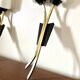 Paire de grandes appliques doubles Arlus,