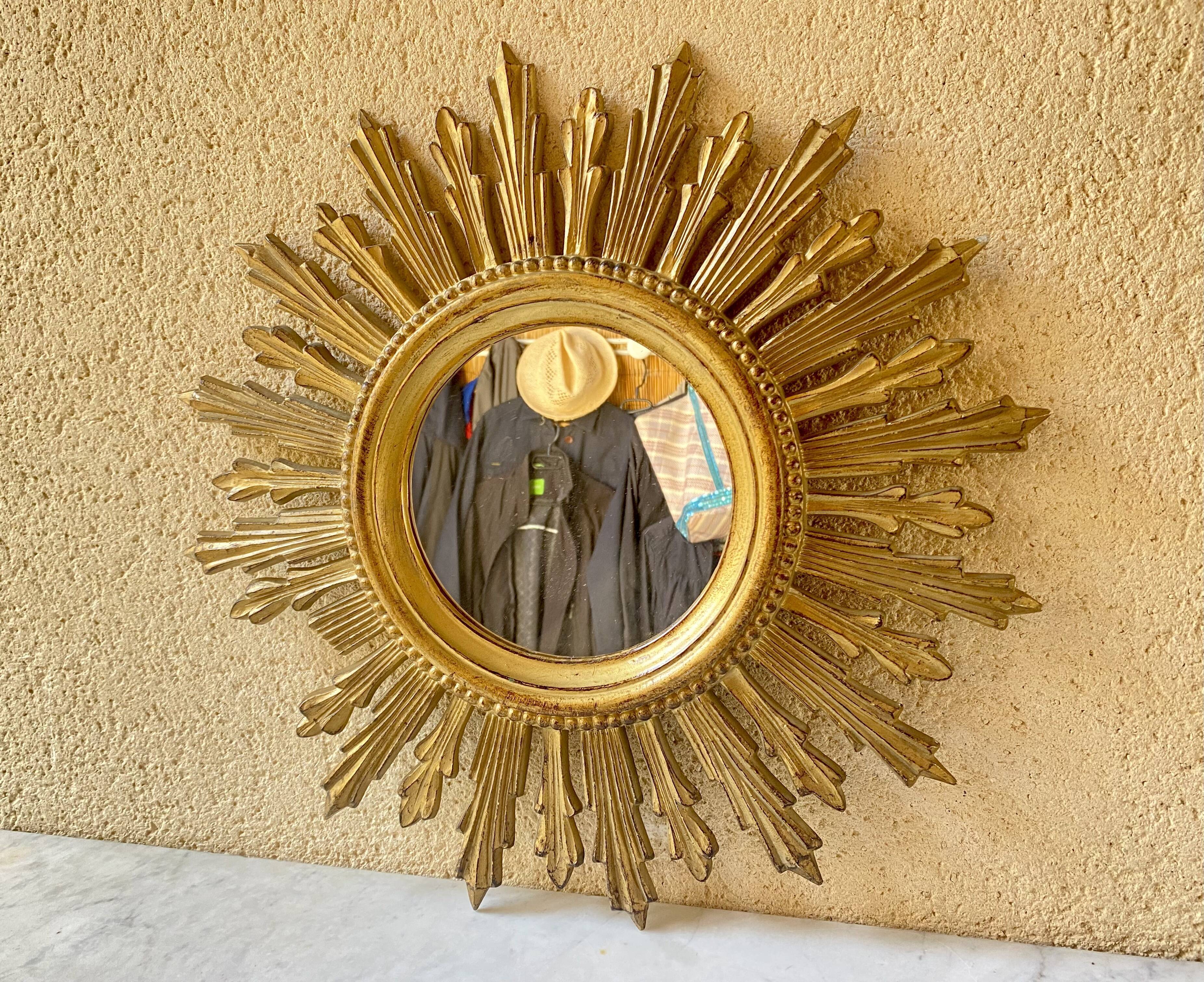 Mirror sun vintage italy 70