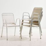 Austrian stackable garden armchair by Karasek