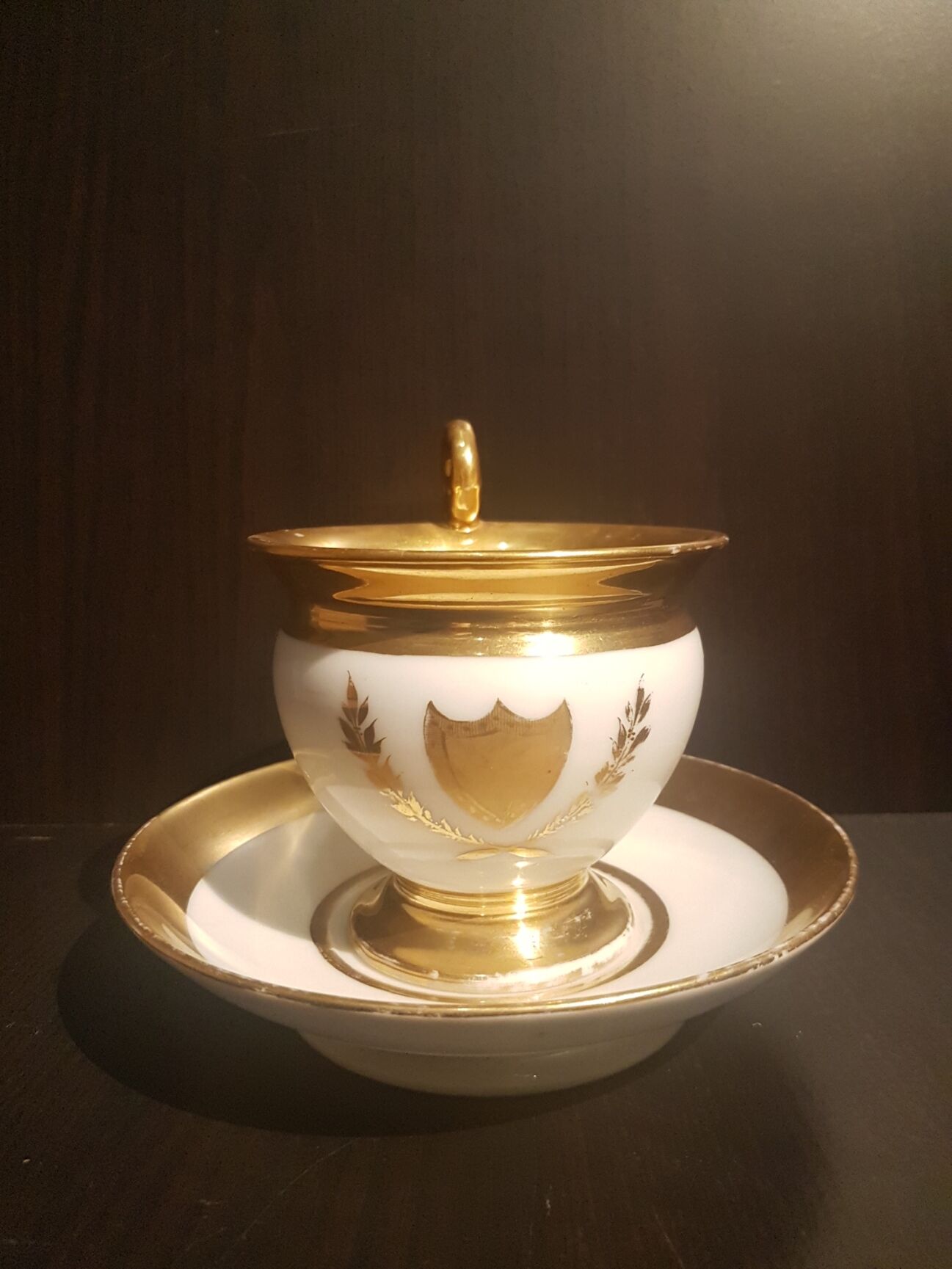 Porcelain chocolate cup from Paris