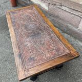 Vintage lava stone coffee table 60s