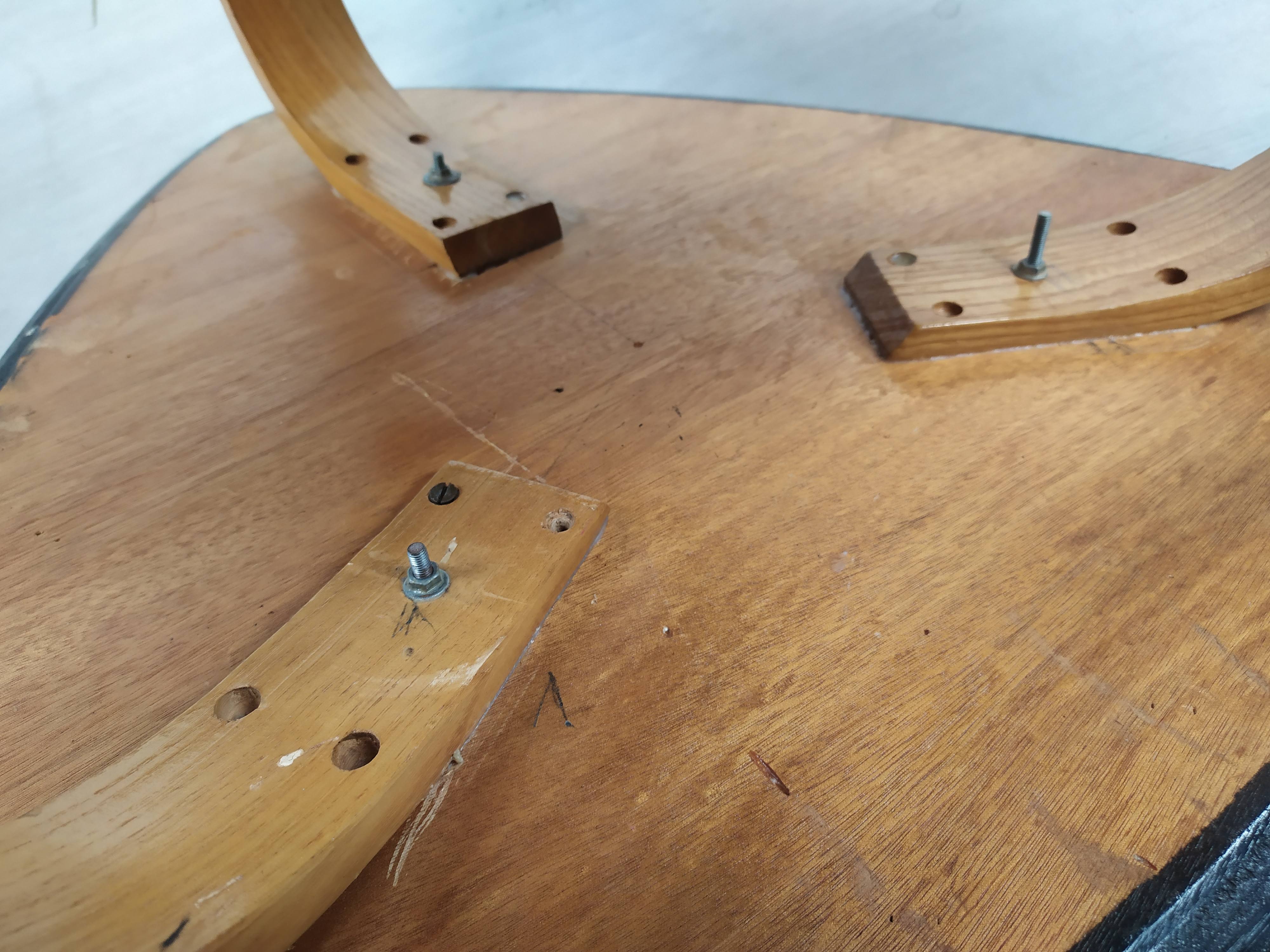 Vintage tripod table