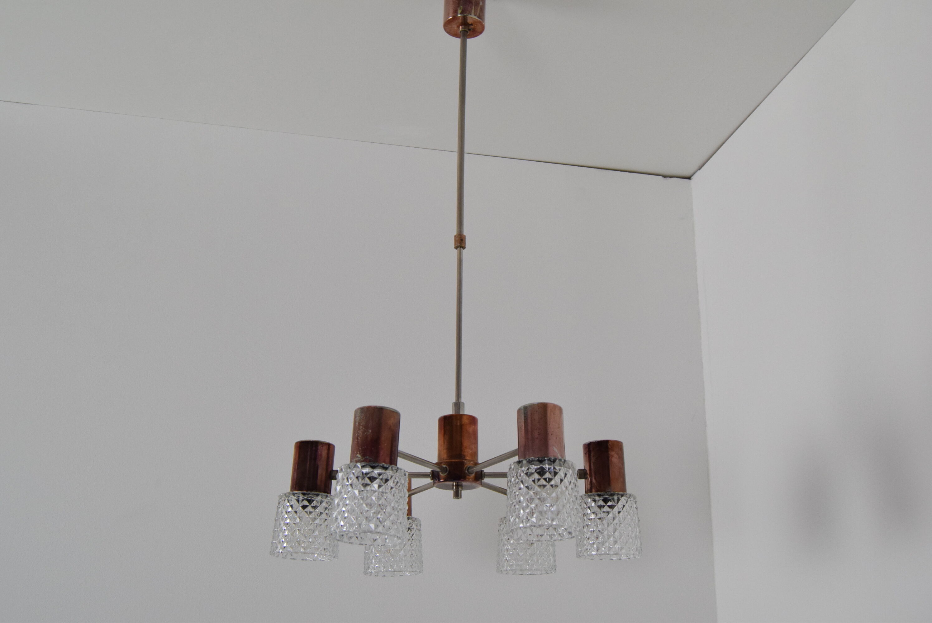 Mid-century Chandelier by Kamenicky Senov,1960's.