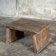 Small auxiliary stool in light antique teak (3279)