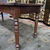 Louis Philippe marble farmhouse loom table