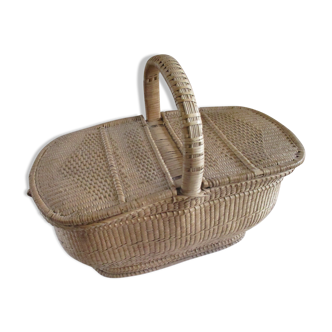 Basket wicker early 20th