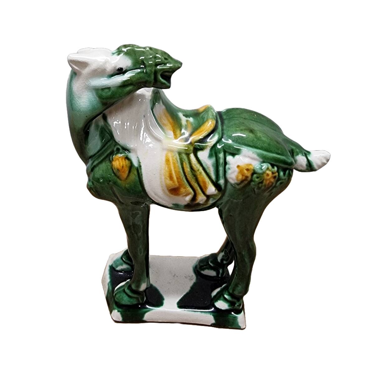 Ceramic Vintage Tang Style Horse Mid 20th Century