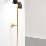 Italian 1950s black wall sconce