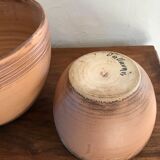 Vallauris 70's terracotta salad bowls