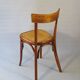2 FISCHEL chairs, Art Deco 1938 bistro, wooden seat