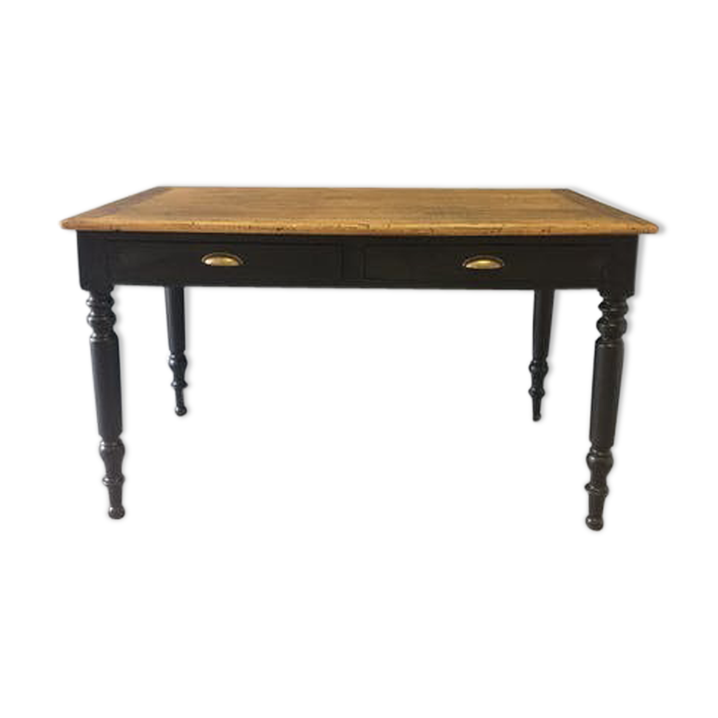 Farm table with drawers