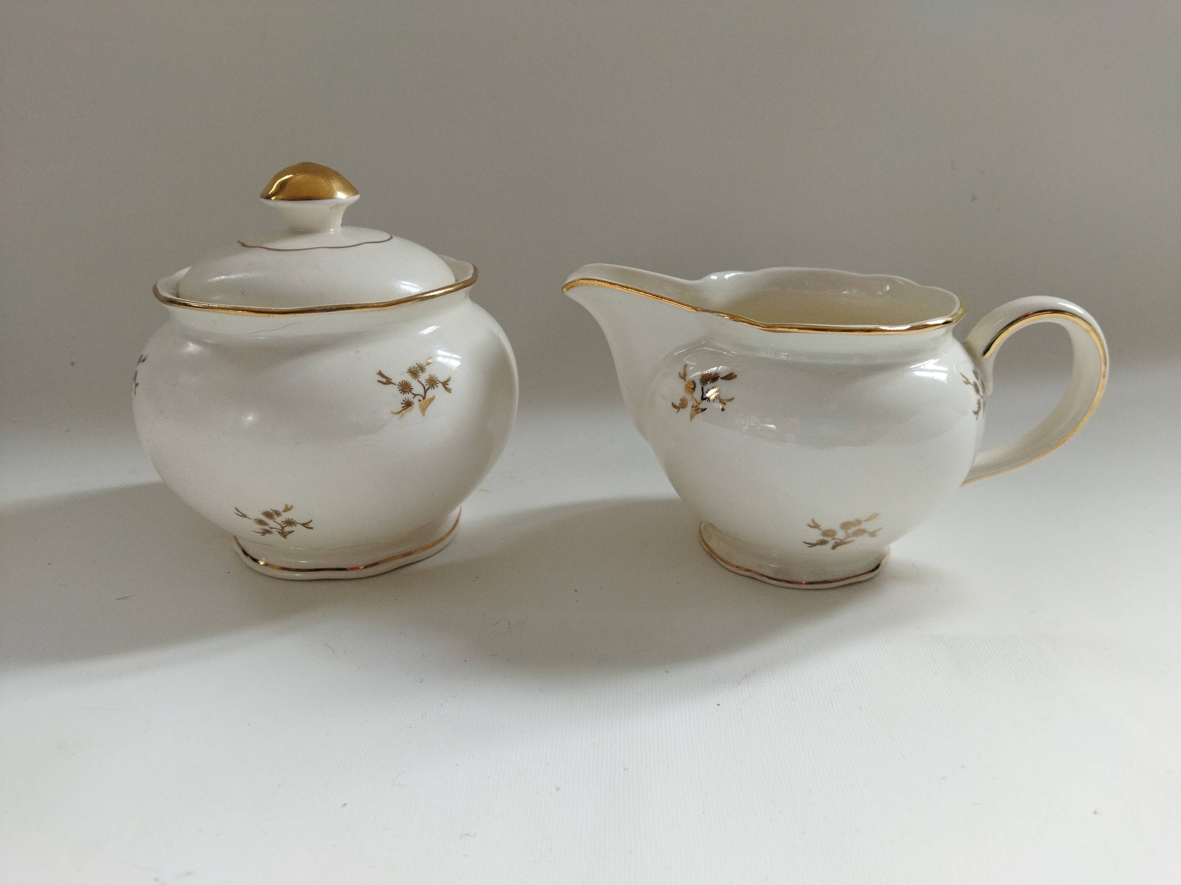 Sucier and creamer Villeroy & Boch vintage 1950s