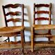 Set of 2 beautiful straw chairs.
