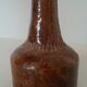 Vase bottle in glazed terracotta XXth