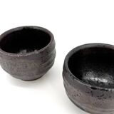 Pair of sake cups - coffee