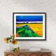 Peinture moderne paysage Provence