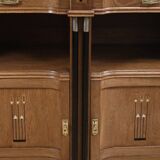 Oak dessert buffet in the style of Gustave Serrurier-Bovy, Art Deco – 1930