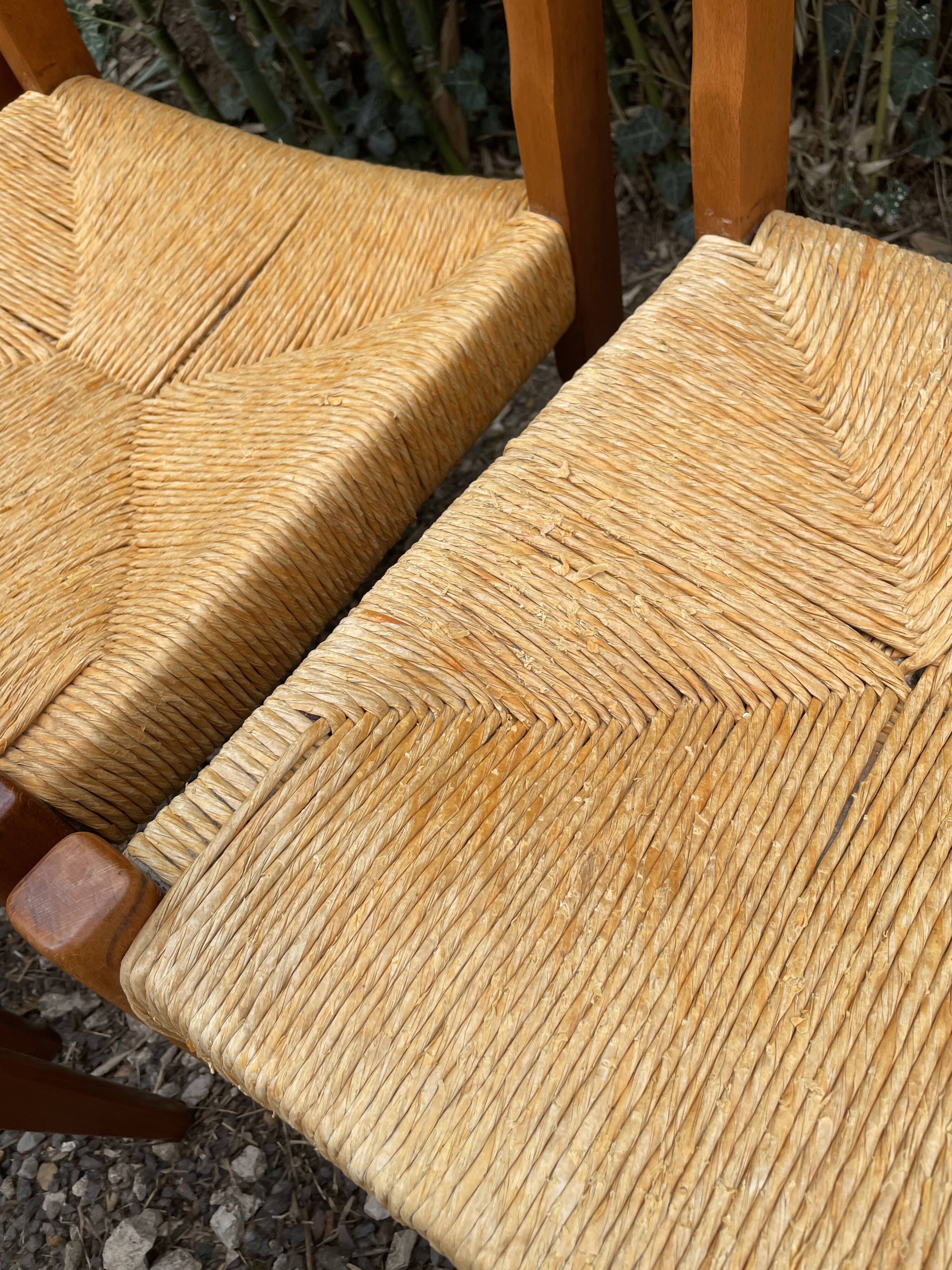 Set of 6 Vintage Scandinavian Chairs