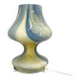 Lampe de table tout en verre des années 1970, Tchécoslovaquie