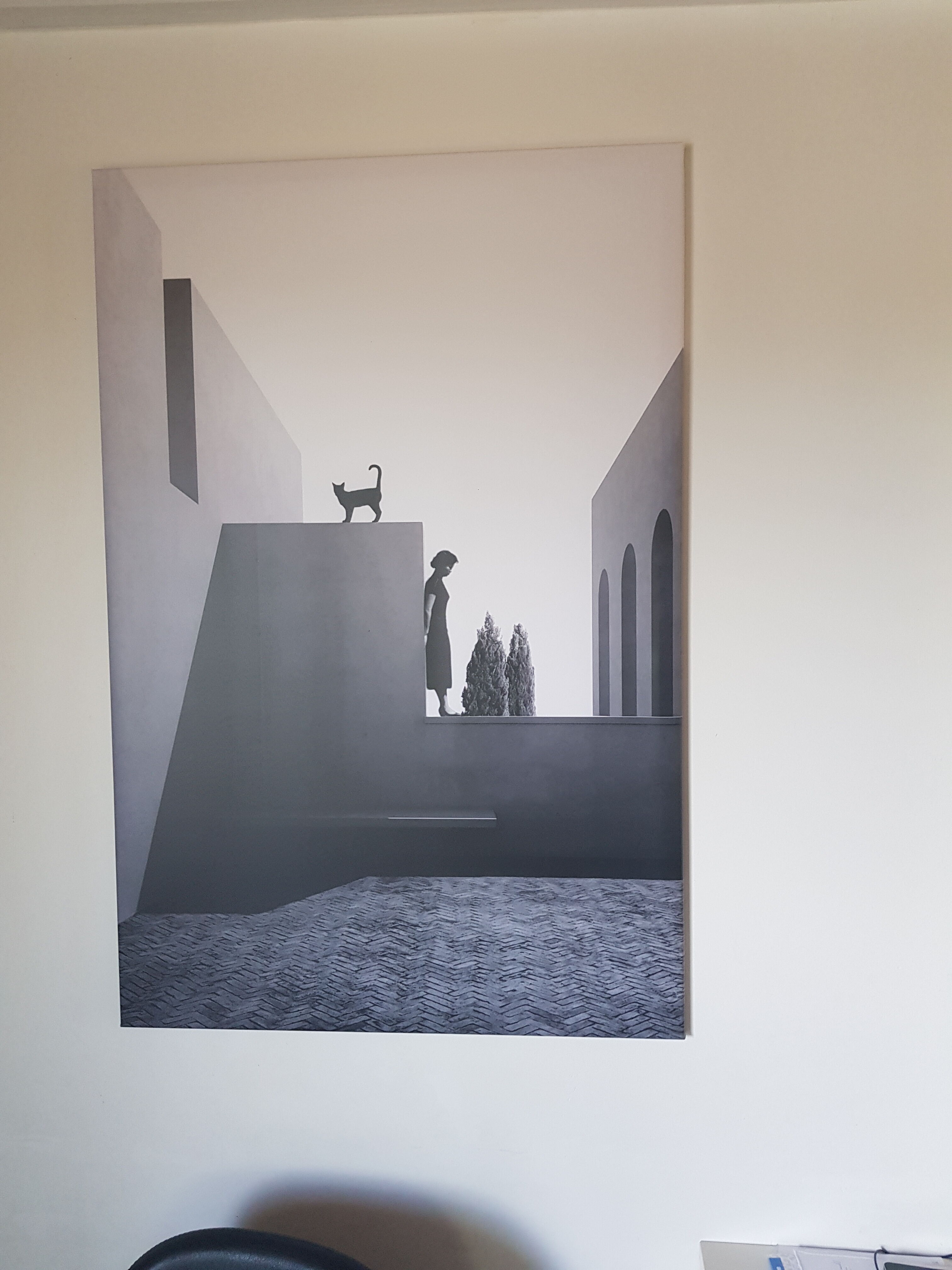 Squirted on canvas by the artist Mr Strange