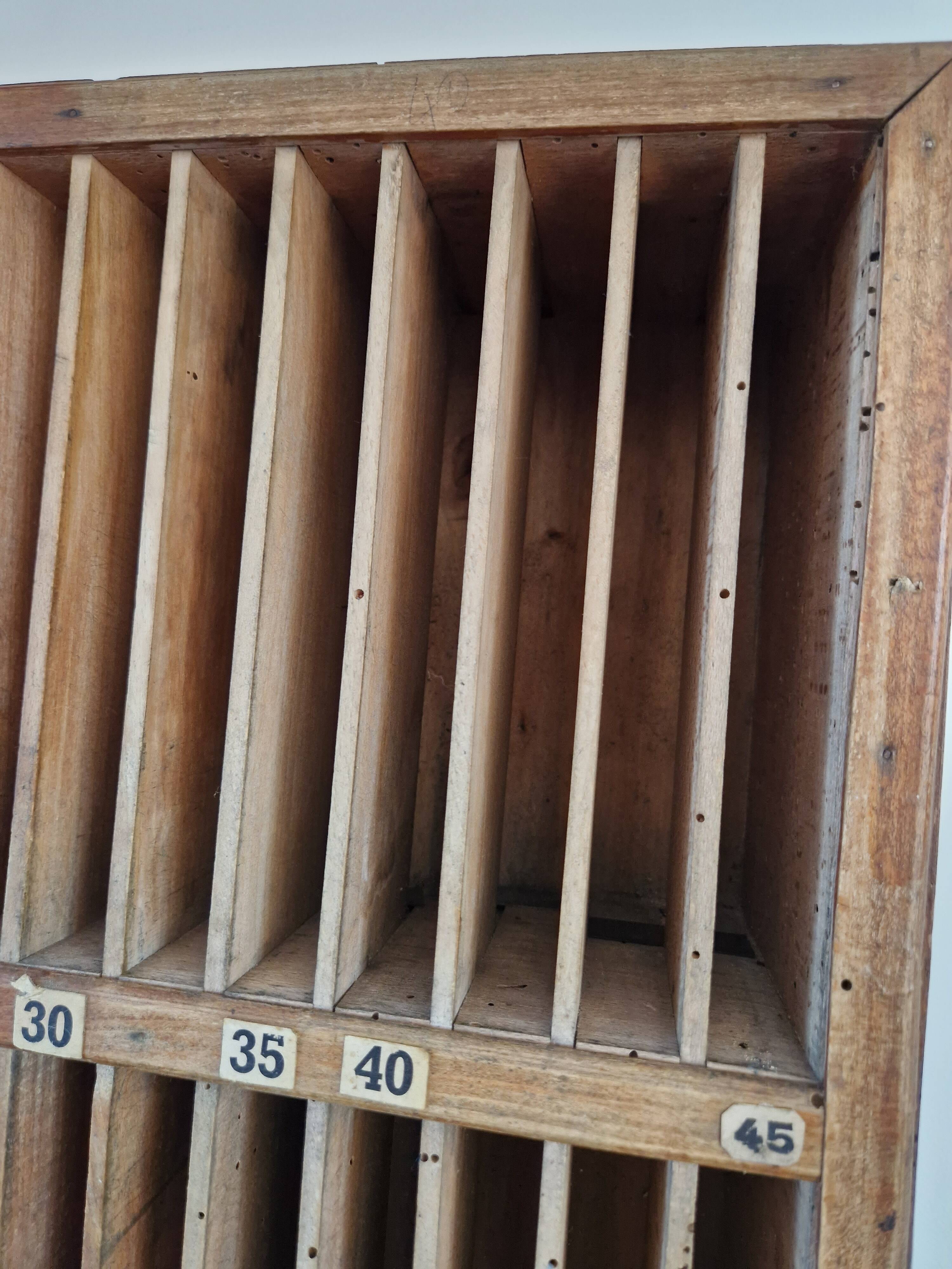 Historic Radiguer printing cabinet – characterful piece of furniture