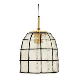 Suspension/luminaire en verre de style mid-century moderne de Limburg, Allemagne, années 1960.