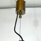 Mid-century Stilnovo brass pendant light from 50s