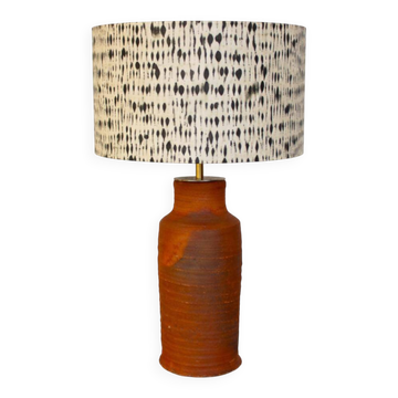 Antique terracotta base table lamp