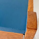 Vintage Scandinavian Cube Bedside Table