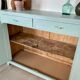 Buffet parisien vert mint