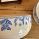 Two antique salad bowls