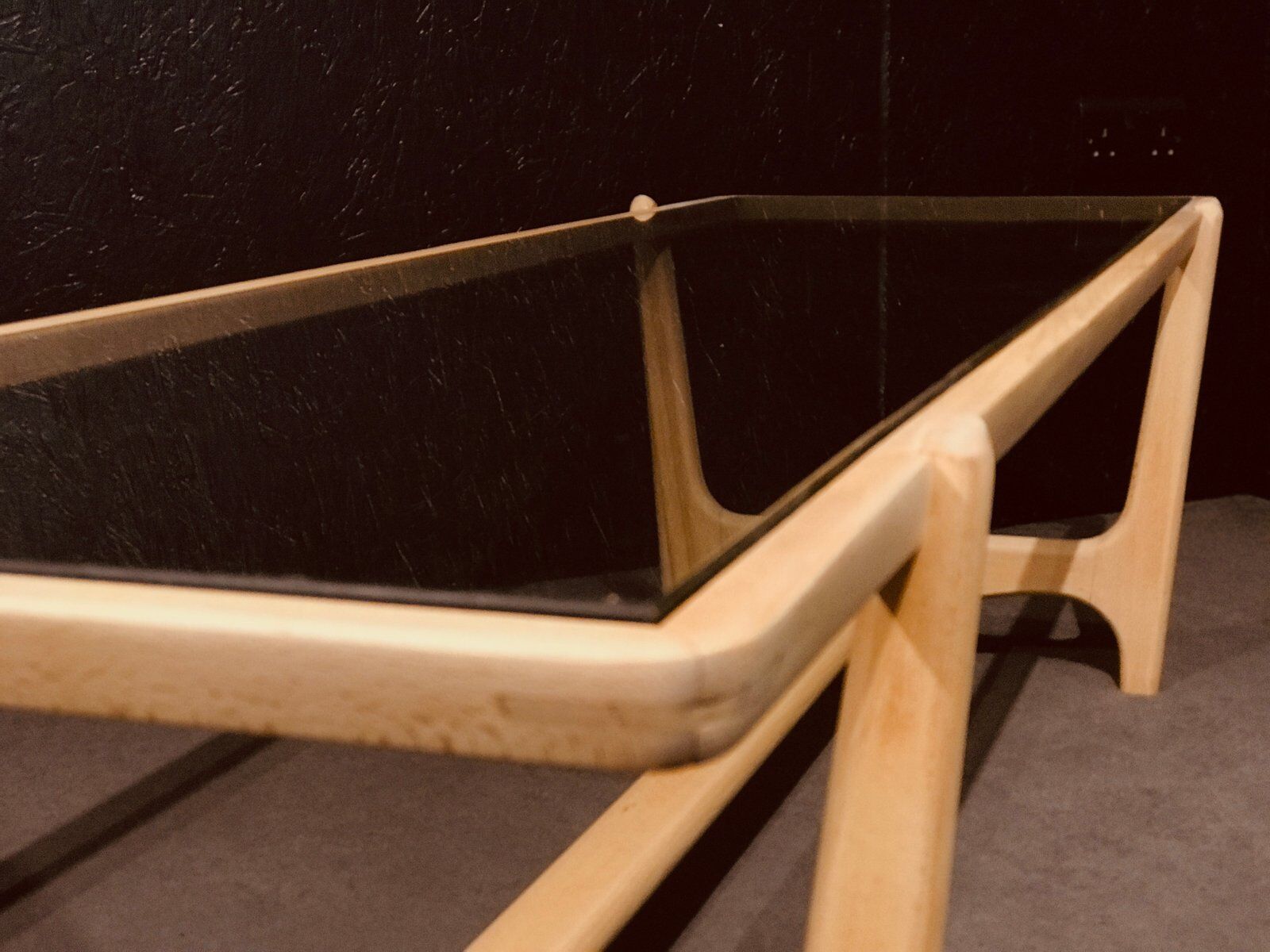 Mid-century beech coffee table