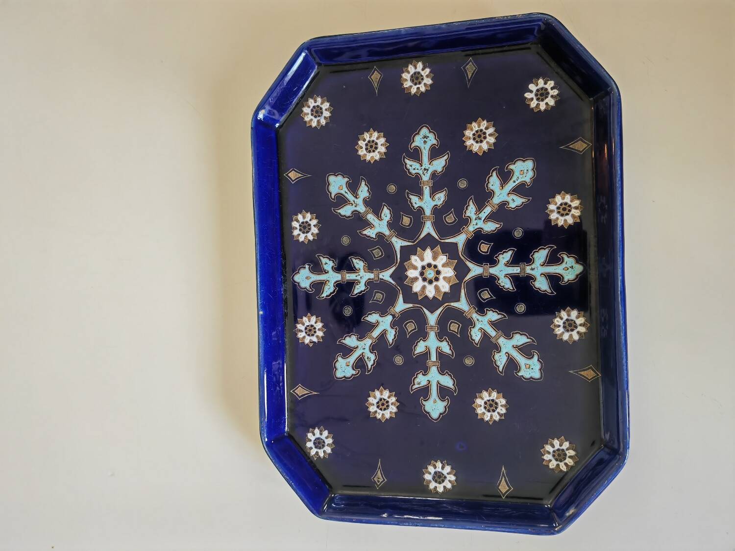 19th century Lunéville tray