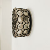 Iron ring design wall lamp from Limburg