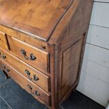 Louis XV style sloping desk in solid walnut