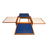 Table basse vintage par Bernard Vuarnesson pour Bellato, années 1980.