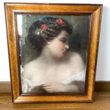 Portrait de jeune fille du XIXEME siècle